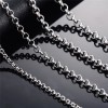 SC002 Stainless Steel Basic Link Chain Necklace Men Women  10 Meters per Bag