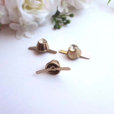 XL128 Wholesale Bucket Studs Diamond 10x8mm 100pcs/bag
