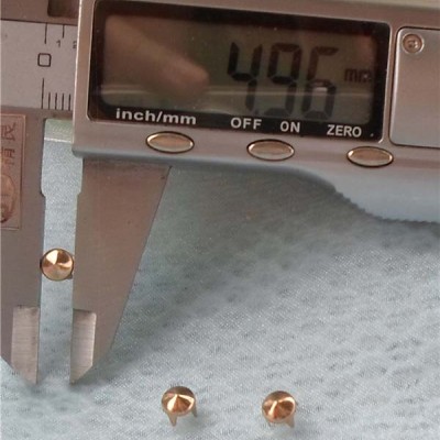 A026 Brass Cone Studs 5x4mm 1000pcs/bag