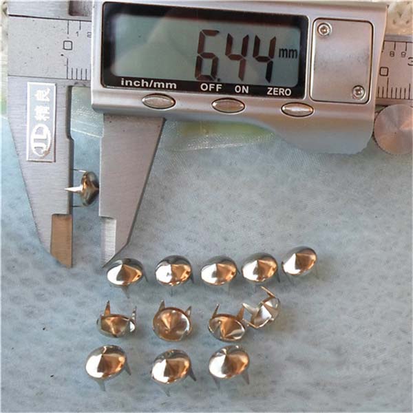 A028 Cone Studs For Clothing( iron/brass) 8x3mm 1000pcs/bag