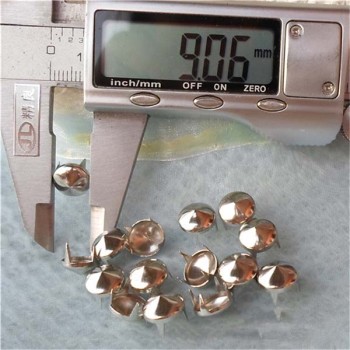 A029 Silver And Gold Bullet Cone Studs 9x3.4mm 1000pcs/bag