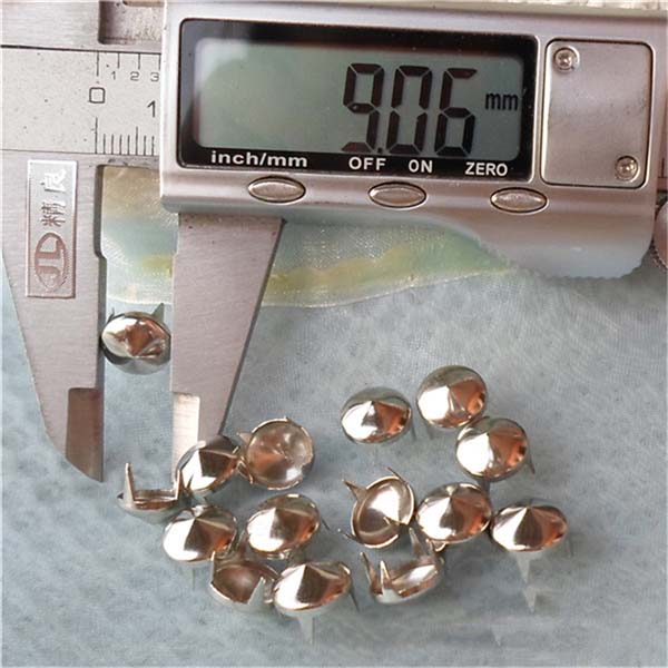 A029 Silver And Gold Bullet Cone Studs 9x3.4mm 1000pcs/bag