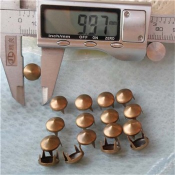 A030 Cone Studs With a Flat Top( iron/brass) 10x4mm 1000pcs/bag