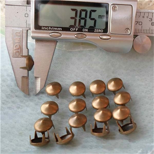 A030 Cone Studs With a Flat Top( iron/brass) 10x4mm 1000pcs/bag