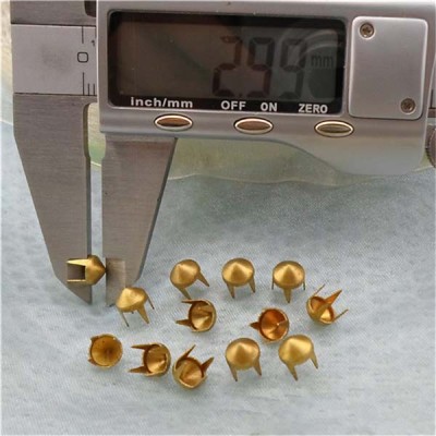 A033 British Cone Studs( iron/brass) 6x3mm 1000pcs/bag