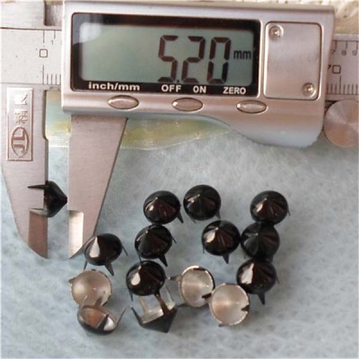 A036 Conical Studs(iron/brass) 9x5mm 1000pcs/bag