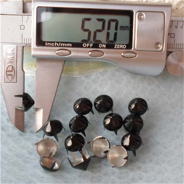 A036 Conical Studs(iron/brass) 9x5mm 1000pcs/bag