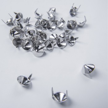 A1377 US77 Cone Studs(iron/brass) 13.7x6mm 100pcs/bag