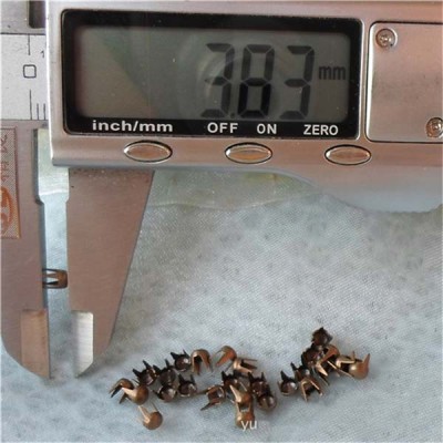 A056 Dome Studs For Leathercraft(iron/brass) 3mm 1000pcs/bag