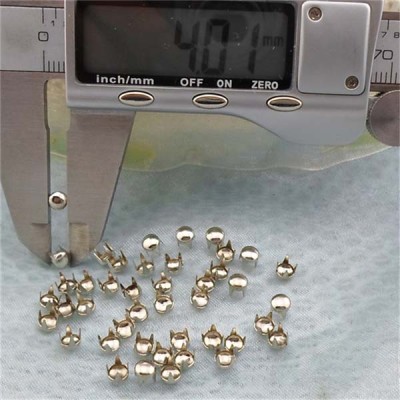 A057 Dome Studs For Garments(iron/brass) 4mm 1000pcs/bag