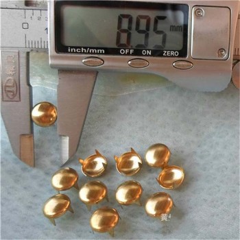 A060 Dome Studs(iron/brass) 9mm 1000pcs/bag
