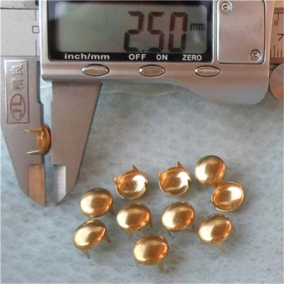 A060 Dome Studs(iron/brass) 9mm 1000pcs/bag