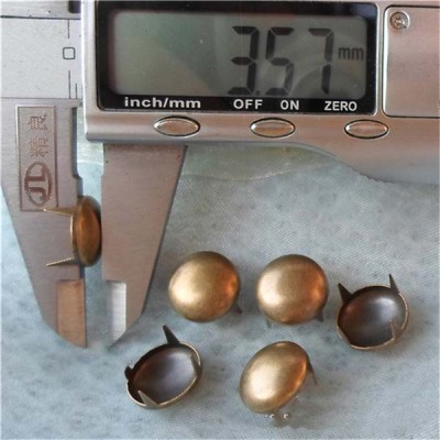 A061 Dome Studs(iron/brass) 12mm 1000pcs/bag
