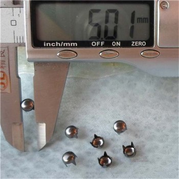 AR0545 Dome Studs(iron/brass) 5mm 1000pcs/bag