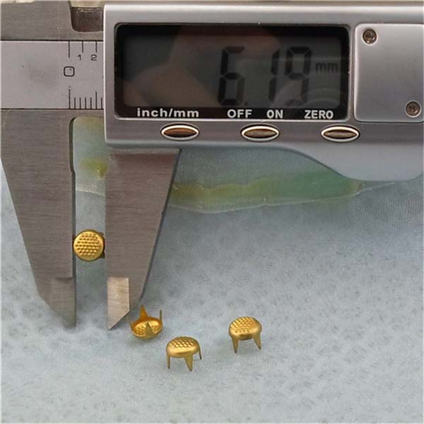 AR0602 Dome Pineapple Studs(iron/brass) 6mm 1000pcs/bag