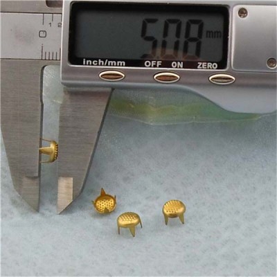 AR0602 Dome Pineapple Studs(iron/brass) 6mm 1000pcs/bag