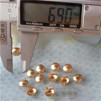 AR0702 Dome Studs(iron/brass) 7mm 1000pcs/bag