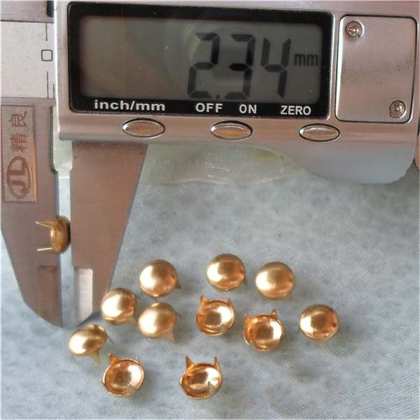 AR0702 Dome Studs(iron/brass) 7mm 1000pcs/bag