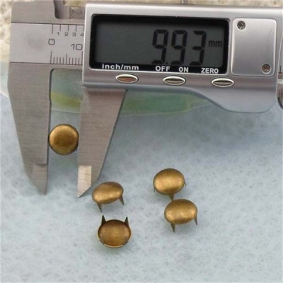 AR1003 Dome Studs(iron/brass) 10mm 1000pcs/bag