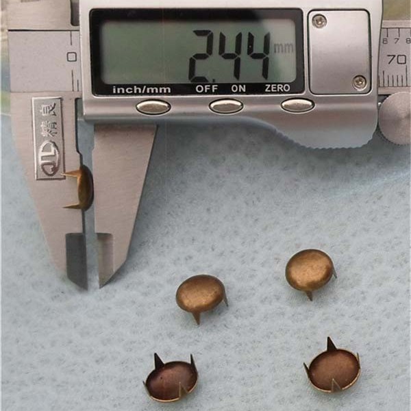 AR1003 Dome Studs(iron/brass) 10mm 1000pcs/bag