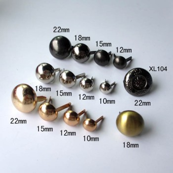 XL104 Dome Flower Studs 22mm 100pcs/bag