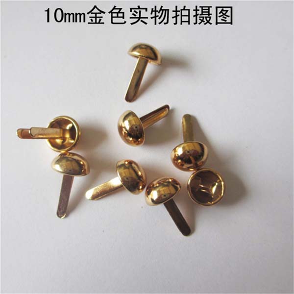 XR1012 Dome Studs(iron/brass) 10mm 1000pcs/bag