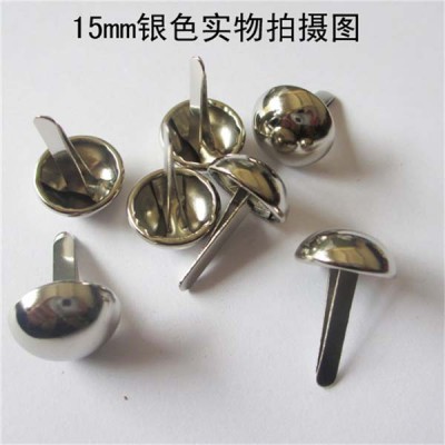 XR1517 Dome Studs(iron/brass) 15mm 100pcs/bag