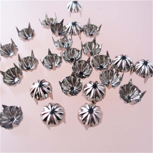 A023 Flower Studs(iron/brass) 9x3.5mm  1000pcs/bag
