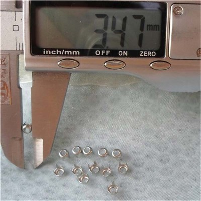 A038 Hollow Studs(iron/brass) 3.5x3mm 1000pcs/bag