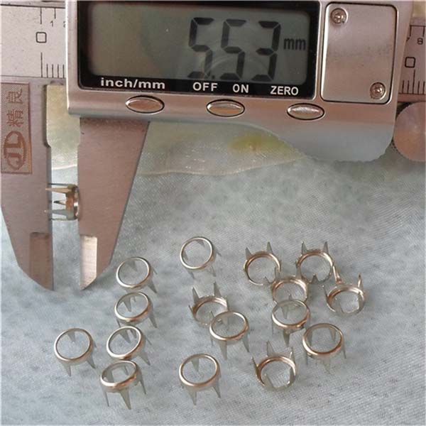 A039 Hollow Studs(iron/brass) 7x5.5mm 1000pcs/bag