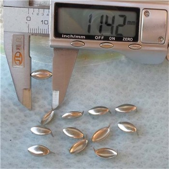 A050 Oval Studs(iron/brass) 11.4x6mm 1000pcs/bag