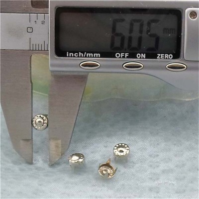 A06457 Flower Studs(iron/brass) 6x4.5mm 1000pcs/bag