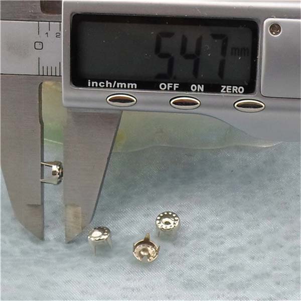 A06457 Flower Studs(iron/brass) 6x4.5mm 1000pcs/bag
