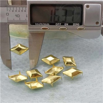 A16304 Rhombus Studs(iron/brass) 16x3mm 1000pcs/bag