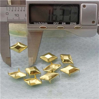A16304 Rhombus Studs(iron/brass) 16x3mm 1000pcs/bag