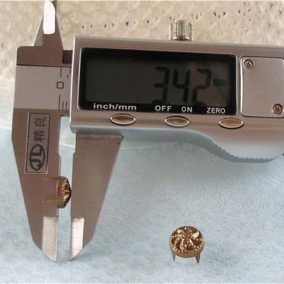 ZZHX-009 Flower Studs(iron/brass) 9x3.4mm 1000pcs/bag