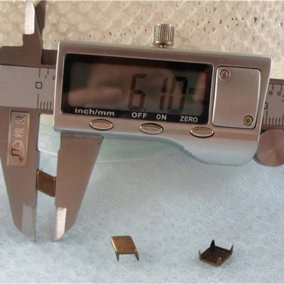 ZZLX-0002 Rhombus Studs(iron/brass) 6x1.5mm 1000pcs/bag