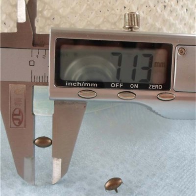 ZZTY-0007 Oval Studs(iron/brass) 7x5mm 1000pcs/bag