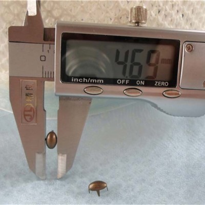 ZZTY-0007 Oval Studs(iron/brass) 7x5mm 1000pcs/bag