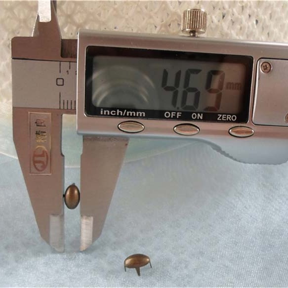 ZZTY-0007 Oval Studs(iron/brass) 7x5mm 1000pcs/bag