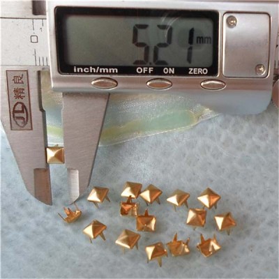 A002 Pyramid Studs Wholesale(iron/brass) 5x2mm 1000pcs/bag