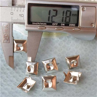 A012 Pyramid Studs(iron/brass) 12mm 1000pcs/bag