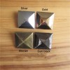 XL3535 Silver Pyramid Studs(iron/brass) 35mm 100pcs/bag