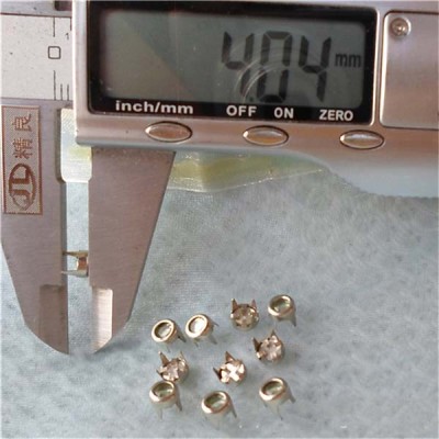 A070 Iron Acrylic studs 4.6mm 1000pcs/bag