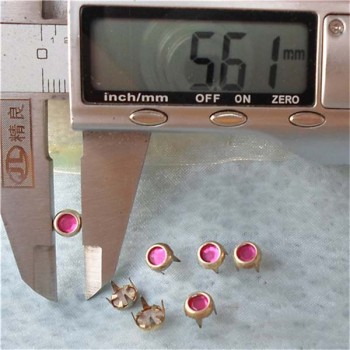 A071 Acrylic Studs(iron/brass) 5.5xmm 1000pcs/bag