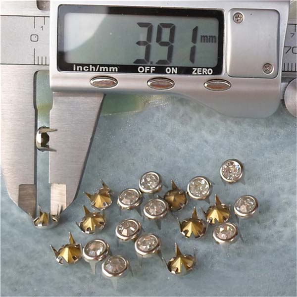 A079 Brass A diamond studs 7mm 1000pcs/bag