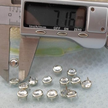 A102 Rhinestone Studs For Leather 7mm 1000pcs/Bag