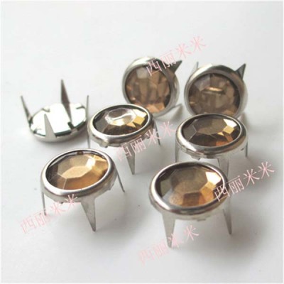 NJ0010 Crystal Studs For Leather 10mm 1000pcs/bag