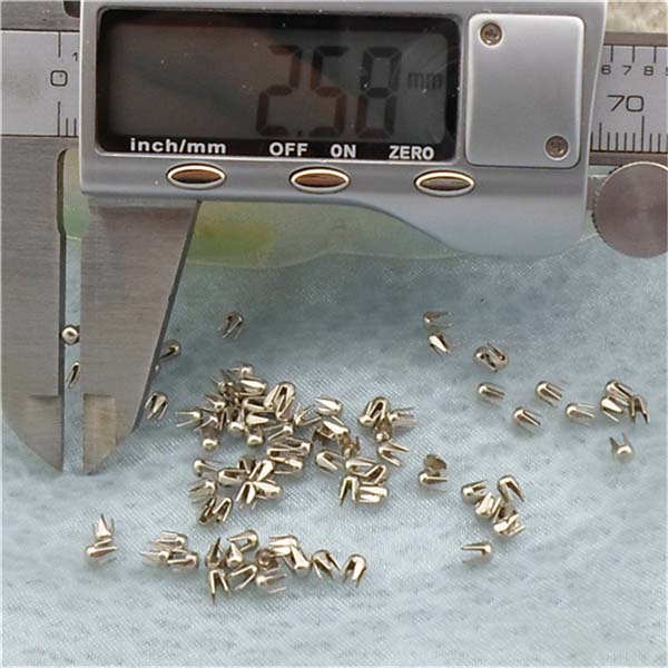 A055 Round Studs(iron/brass) 2.5mm 1000pcs/bag