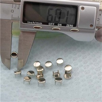 A068 Plane Studs(iron/brass) 6mm 1000pcs/bag